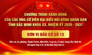 Chương trình hành động của các ứng cử viên đại biểu HĐND tỉnh Bắc Ninh khoá XX, nhiệm kỳ 2026 - 2031, Đơn vị bầu cử số 13